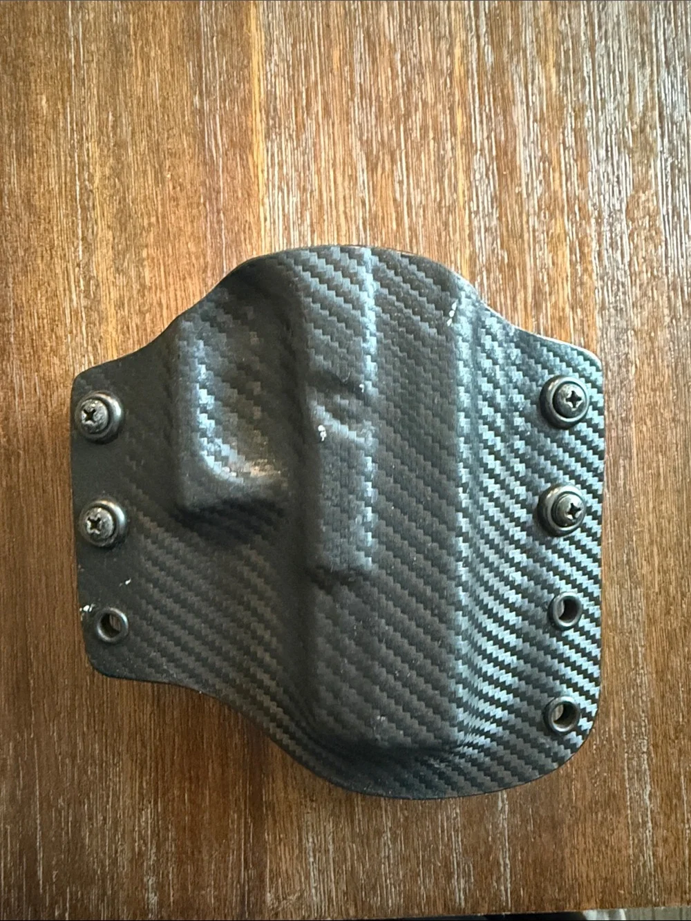 OWB Black Carbon Fiber Pattern Kydex Holster